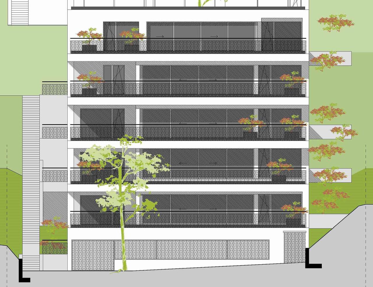 Aarvista Südwestfassade Aarvista Südwestfassade