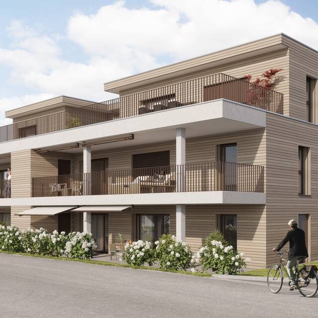 Oberzelgli by Krewo - Hinterlüftete Holzfassaden mit Betonelementen 