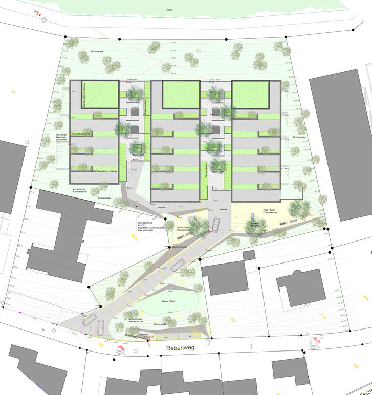 Rebhügel Schafisheim - Parkanlage am Hang